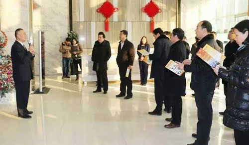 临沂市市委组织部领导一行莅临卫康进行考察