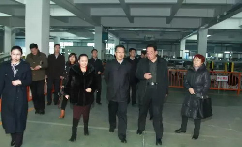 威海经区管委领导一行莅临安然公司参观考察