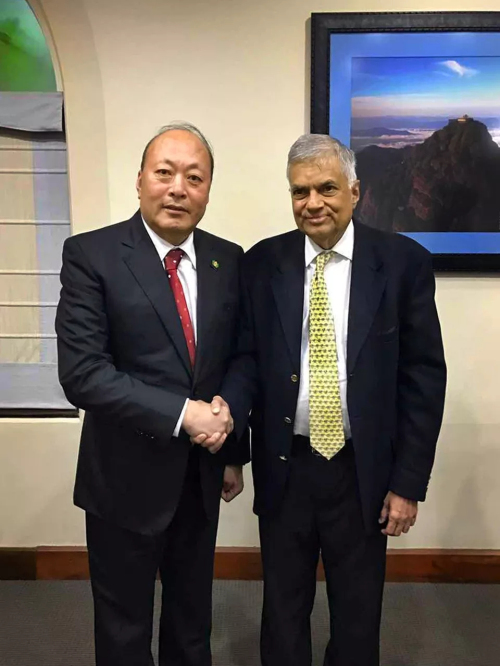 天狮董事长李金元莅临斯里兰卡市场 受到总理会见